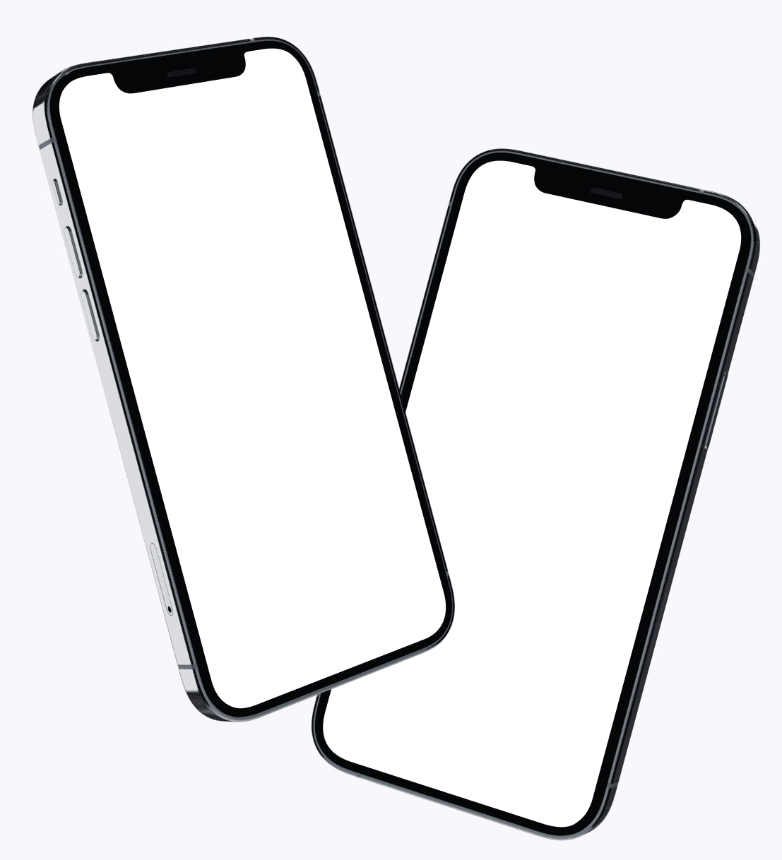The PhoneCity app on two phones
